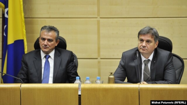 Stanko Primorac i Denis Zvizdić, Parlament Federacije BiH, 6. septembar 2012.