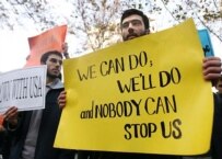 The demonstration in Tehran today (Fars)