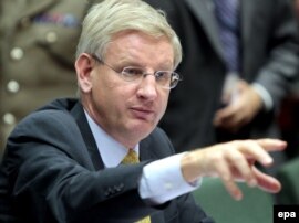 Шведскиот министер за надворешни работи Карл Билд 