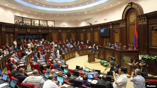 Armenia - The National Assembly holds a session in Yerevan, 5Sep2012.