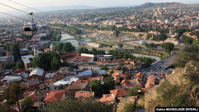 Տեսարան Վրաստանի մայրաքաղաք Թբիլիսիից