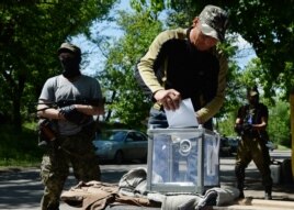 Голосование в Славянске проходило не только на избирательных участках