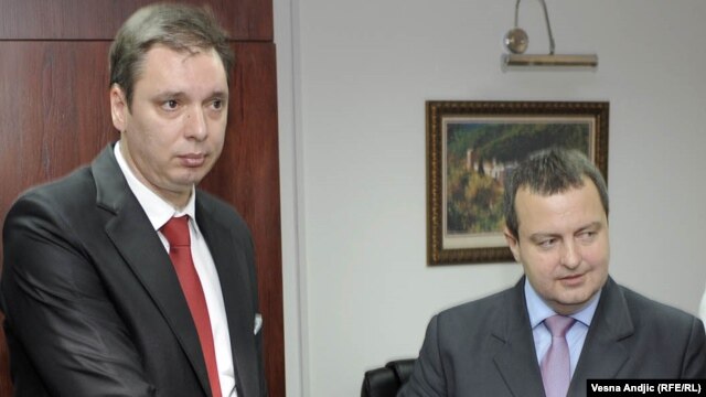 Aleksandar Vučić i Ivica Dačić