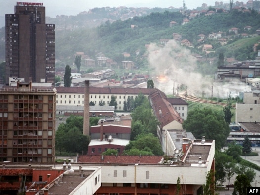 Granatiranje Sarajeva tokom opsade, 1992. godina