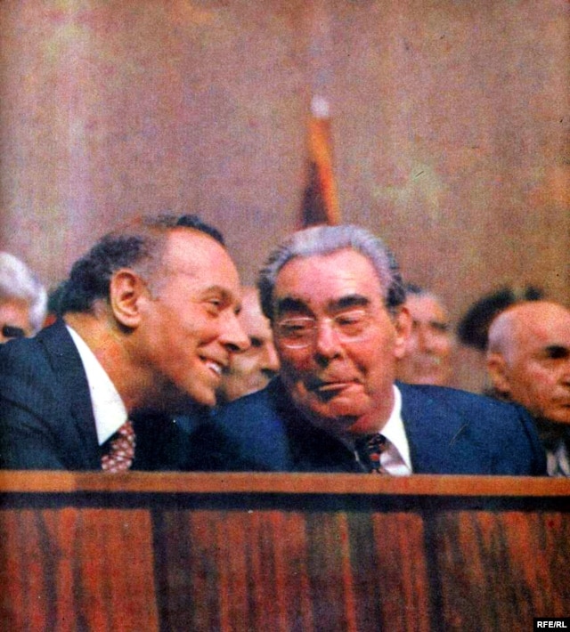 Heydər Əliyev və sovet lideri Leonid Brejnev