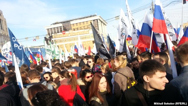 митинге-концерте "Мы вместе" в годовщину аннексии Крыма 18 марта митинге-концерте "Мы вместе" в годовщину аннексии Крыма 18 марта