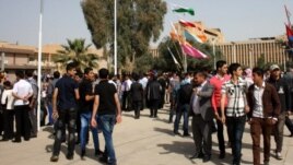 طلاب في جامعة الموصل