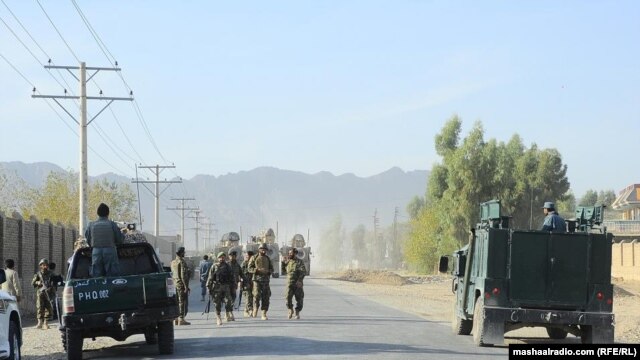 د پي آر ټي پر دفتر تر برید وروسته افغان امنیتي ځواکونو سمدستي سیمې ته ځان ورساوه.