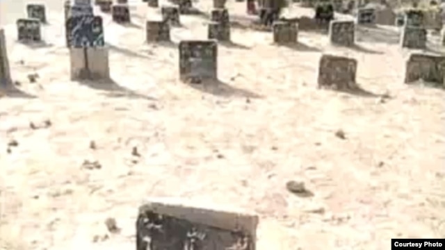 Do these stones, in Tehran's Behesht Zahra cemetery, mark the graves of dozens of victims of Iran's postelection violence?