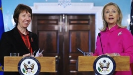 Hillary Clinton i Catherine Ashton