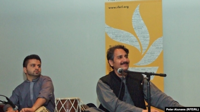 Radio Mashaal's Haroon Bacha at a reception for RFE/RL's 60th anniversary, at the Newseum in Washington, DC - 20 Sep 2010.