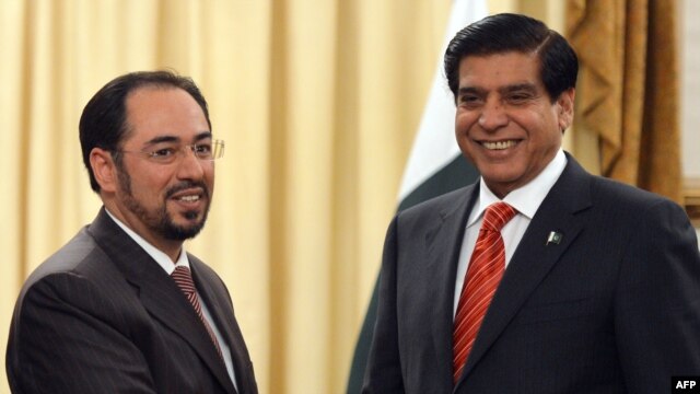 صلاح الدین ربانیدیشب با راجا پرویز اشرف صدراعظم پاکستان در اسلام آباد ملاقات داشت