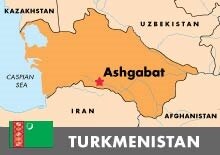 Turkmenistan -- Map