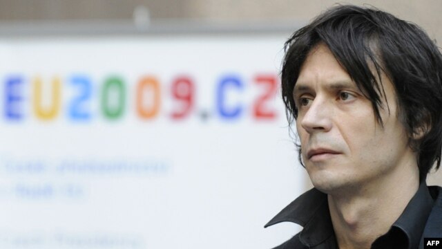 Czech sculptor David Cerny