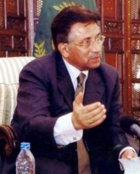 President Musharraf hopes to leave a positive impression on Europe (epa)