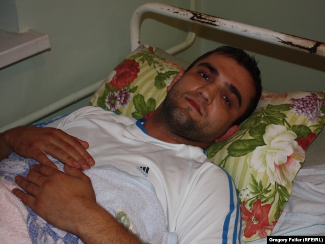 Magomed Getinov, a victim of a bomb blast at Makhachkala hospital.