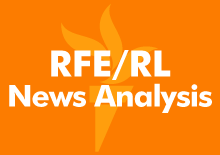 RFE/RL -- News Analysis graphic, button, bug