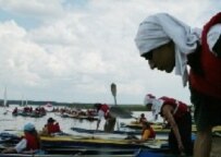 Nashi activists at a special training camp this summer
