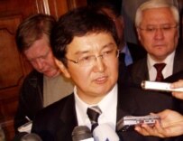 Parliament speaker Marat Sultanov (file photo) (RFE/RL)
