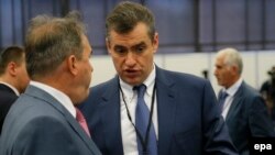 Леонид Слуцкий, член российской делегации на открытии сессии Парламентской ассамблеи ОБСЕ. Тбилиси, 1 июля 2016 года.