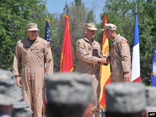 There are already U.S. soldiers at Manas air base, in northern Kyrgyzstan.