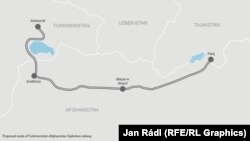 A map of the route