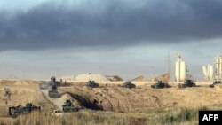 Проправительственные войска Ирака на подступах к городу Фаллуджа. 23 мая 2016 года.