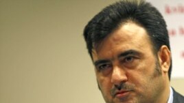 Iranian diplomat Farzad Farhangian, speaking in Oslo