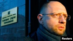 Ukrainian opposition leader Arseniy Yatsenyuk