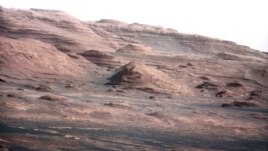 Марс планетасы. НАСА-ның Curiosity аппараты түсірген сурет. 23 тамыз 2012 жыл.