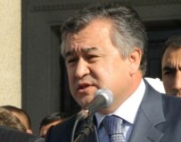 Kyrgyz opposition leader Omurbek Tekebaev in September (Courtesy Photo)