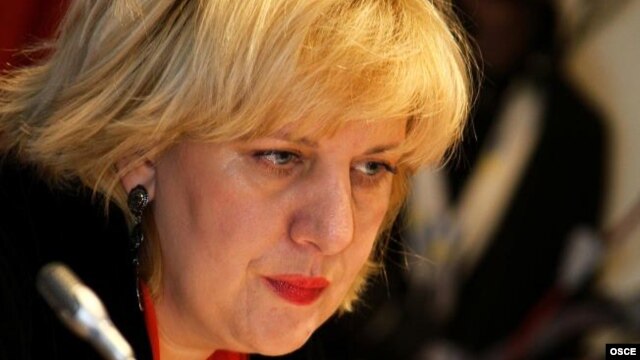 Dunja Mijatovic, OSCE representative on freedom of the media (file photo)