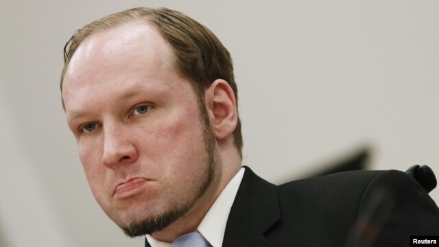Confessed murderer Anders Behring Breivik 