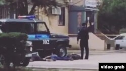 Скриншот фотографии с поста в Instagram'e в связи с событиями в Актобе.