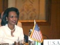 Secretary Rice in Egypt today (epa)