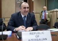 Azerbaijani Foreign Minister Elmar Mammadyarov in Brussels to sign the accord (official site)