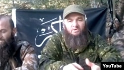 Chechen insurgent Doku Umarov in his latest YouTube post.