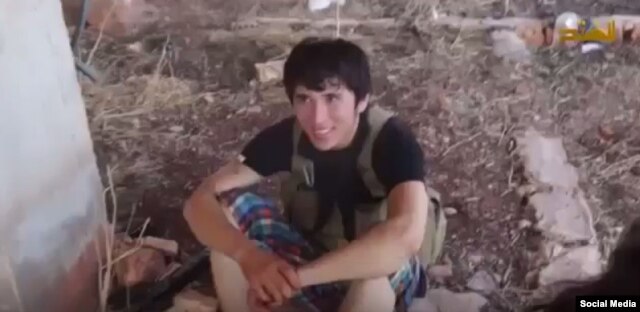 Another image of a smiling Babur Israilov from a video released by the Imam Bukhari Jamaat