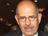 Muhammad el-Baradei in Bangkok today (AFP)