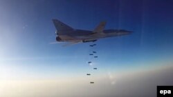 Ресейдің Сирия территориясын бомбалап жүрген Ту-22М3 ұшағы. 16 тамыз 2016 жыл.