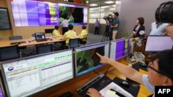 Оңтүстік Корея өкілдері картадан Пхеньянның ядролық сынағынан кейін туындады делінген сейсмикалық белсенділіктің эпицентрін көрсетіп тұр. 9 қыркүйек 2016 жыл.