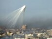 انفجار در آسمان غزه.