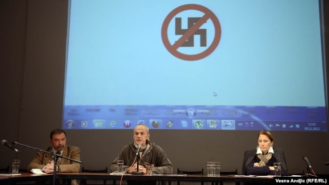 Sa skupa na Međunarodni dan borbe protiv rasizma, fašizma i antisemitizma, Beograd, 9. oktobar 2012.