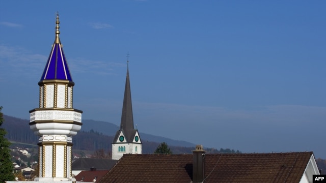 One Muslim in Moldova says that plans for building Moldova's first mosque, let alone a minaret (such as this one in Switzerland), will have to wait.