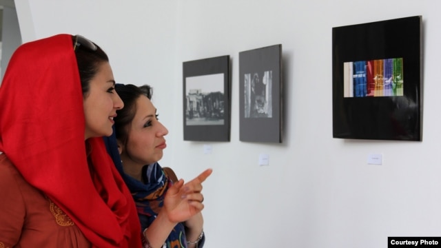 The exhibition runs through the end of July at the French Cultural Center in Kabul.