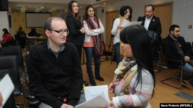 Konferencija za novinare koalicije NVO, Podgorica, 14. decembar 2012.