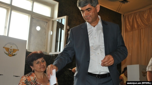 Vitaly Balasanian received around one-third of the vote.