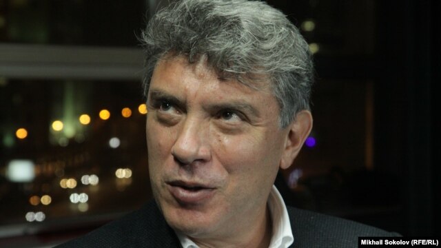 Борис Немцов в московском бюро Радио Свобода в ноябре 2014 года.