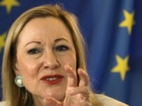 The EU's Benita Ferraro-Walder, speaking in Moscow, said Russian actions in Georgia could threaten stability in the region (AFP)