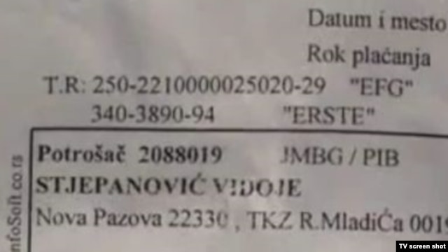 Ulica tkz. Ratka Mladića na računima meštana